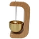 thumbnail image 1 of Timbre de madera maciza de latón con efecto dopamina, colgante con absorbedor magnético para coche, decoración artesanal, accesorios para nevera, campanas, estilo único, latón de alta, 1 of 8