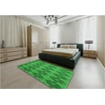 thumbnail image 5 of Ahgly Company Machine Washable Indoor Rectangle Transitional Green Area Rugs, 5' x 7', 5 of 7