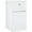 White, variant on HOMCOM 3.2 Cu Ft Mini Fridge with Freezer Adjustable Shelf Reversible Doors