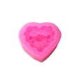 thumbnail image 2 of Yuarrent Molde de silicona con forma de flor y corazón de amor, molde de Fondant, moldes de Chocolate, bonitos pasteles, decoración de pasteles, Cocina y Comedor Yuarrent HA079032-00, 2 of 6