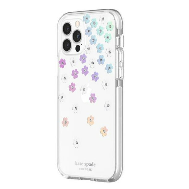 Kate Spade Defensive Case Scattered Flowers Iridescent for iPhone 13 Pro  Cases 