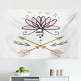 thumbnail image 1 of Alchemy Tapestry, Boho Art Vintage Engraved Butterfly Dreamcatcher, Fabric Wall Hanging Decor for Bedroom Living Room Dorm, 2 Sizes, Persian Blue and Aqua, by Ambesonne, 1 of 1