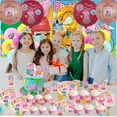 thumbnail image 6 of Peppa Pigs Balloons Party Supplies 13th Decor Tableware Birthday Cake Topper Decorations Banner Backdrop, 6 of 7