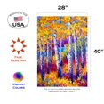 thumbnail image 5 of Toland Home Garden Blissful Birches 28 x 40 Inch Decorative Colorful Multicolor Fall Autumn Tree House Flag, 5 of 5