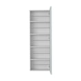 thumbnail image 3 of We Have Furniture Wall Mounted Shoe Rack With Mirror Chimg, Single Door, White Finish, 3 of 6