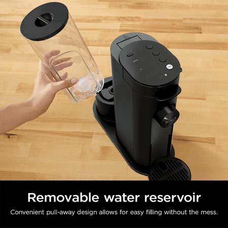 Ninja Pods & Grounds Hot & Iced Single-Serve Coffee Maker, K-Cup Pod Compatible, Rapid Cold Brew, PB045, Black