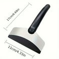 thumbnail image 1 of PEACNNG Car Snow Shovel  Car Windshield Snow Shovel  De-Icing And Snow Shovel  Winter Car Snow Removal Tools Stainless Steel Snow Shovel  Stainless Steel Snow Shovel  Portable, 1 of 7
