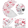 thumbnail image 2 of FMSHPON Valentine's Day Cute Valentine's Day Gnome Elf Xmas Christmas Tree Skirt Stand Mat for Holiday Party Decoration Indoor Outdoor 36 inches, 2 of 6