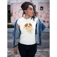 thumbnail image 2 of A Young Puppy Dog T-Shirt Women -Image by Shutterstock, Female x-Large, 2 of 4