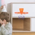 thumbnail image 4 of OULII Basketball Hoop Indoor Wall Mount Orange Plastic 1Pcs for Compact Spaces, 4 of 8