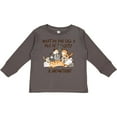 thumbnail image 3 of Inktastic What do you call a pile of cats? A MEOWTAIN Boys or Girls Long Sleeve Toddler T-Shirt, 3 of 5