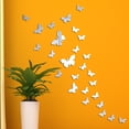 thumbnail image 5 of WYZCTTD 36 Pcs Butterfly Mirror Wall Stickers Removable Acrylic Self Adhesive Decal Decor, 5 of 7