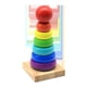 thumbnail image 4 of Pequeños bloques de construcción de madera con forma de torre de arcoíris de siete capas apilados con música para bebés, juguetes educativos para educación temprana, 4 of 6