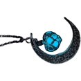 thumbnail image 4 of Adorno de corazón Luna luminosa Amor Corazón Colgante Collar Collar fluorescente Resplandor en la oscuridad Collar Gargantilla para mujer TUNC Sencillez, 4 of 5