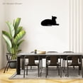 thumbnail image 3 of Oriental Shorthair Cat Breed Silhouette - Beautiful Solid Steel Home Decor Decorative Accent Metal Art Wall Sign, 3 of 6