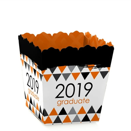 Orange Grad - Best is Yet to Come - Party Mini Favor Boxes - Orange 2019 Graduation Party Treat Candy Boxes - Set of
