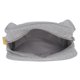 thumbnail image 3 of Makeup Storage Bag PU Leather Cotton Linen Zipper Cosmetic Organize Pouch for Travel Use, 3 of 5