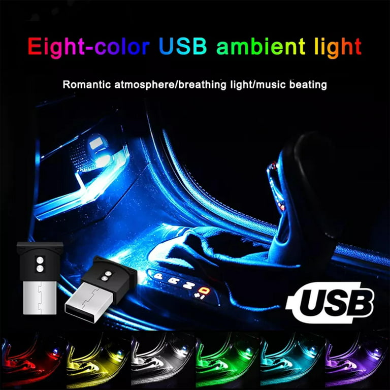 RGB LED USB Stick Auto Nachtlicht PC Laptop Licht Leuchte Beleuchtung _  G9D2 
