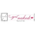 thumbnail image 2 of Get Naked Wall Decals Funny Bathroom Wall Sticker Vinyl Decal Bathroom Background Decor Wall Art Toilet Sticker Funny Word Sayings Sticker Get Naked Sign for Bathroom Pink, 2 of 9