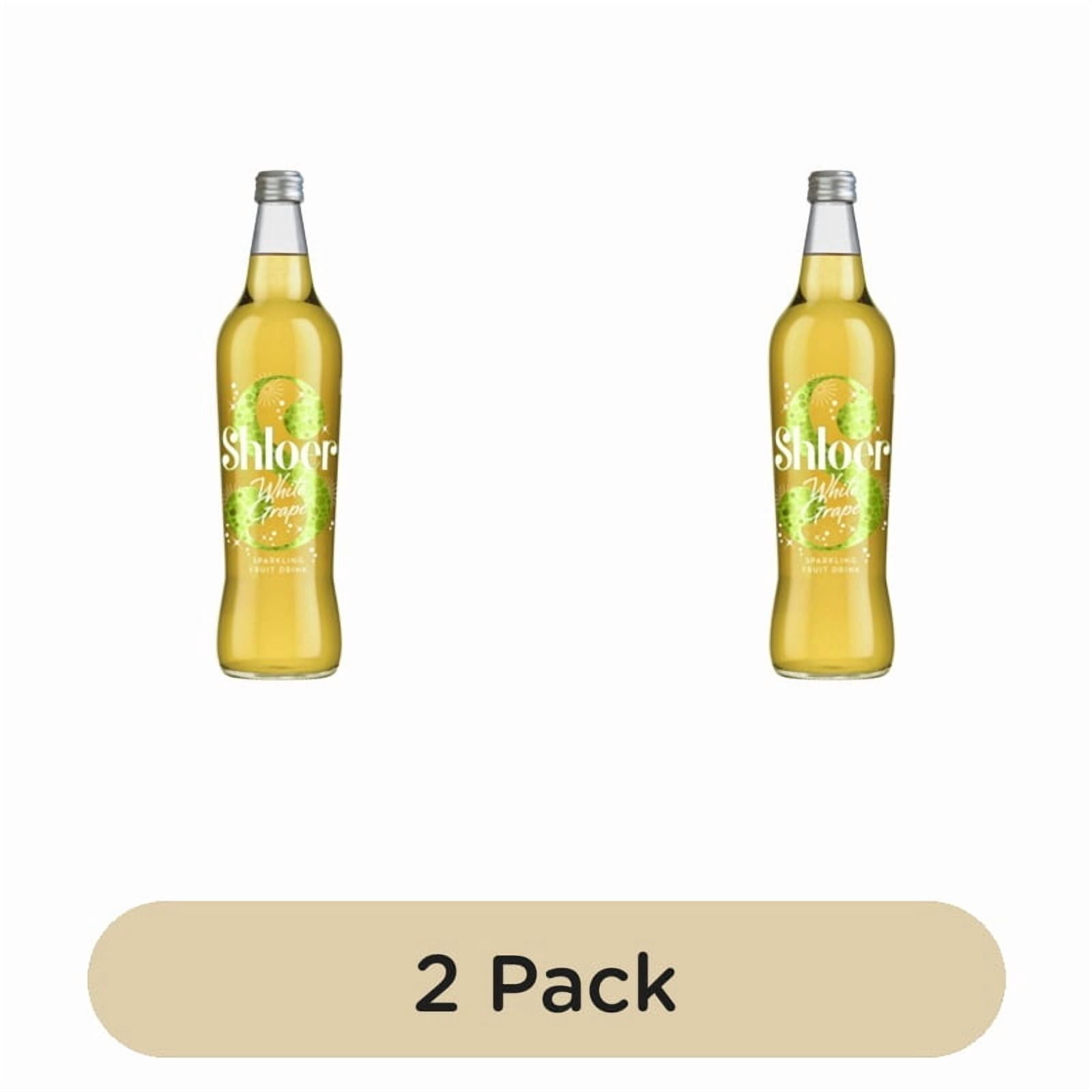 Shloer White Grape Sparkling Juice Drink 750ml, British Import (Pack of 2)
