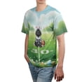thumbnail image 4 of Happy Easter Hello Spring Cocker Spaniel Playing Football All Over Print 3D Shirt Unisex Merch Cockers Dog Lover Gifts - 13003, 4 of 6