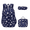 Daisy A/Blue, variant on Forestfish Teen Backpack Set with Insulated Lunch Bag & Pencil Case, Water-Resistant Nylon School Bag(Daisy A/Pink)