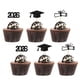 thumbnail image 4 of Banderas de Papel con Purpurina para Decoración de Tartas de Fiesta de Graduación (Paquete de 12), 4 of 6