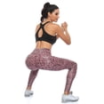thumbnail image 6 of Thermal Fleece Lined Leggings Women - Winter Warm High Waisted Hiking Pants Workout Running Tights, 6 of 6