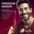 thumbnail image 4 of Wagner Stern WHITEN+ Edition. Smart Electric Toothbrush with Pressure Sensor. 5 Brushing Modes and 3 Intensity Levels, 8 Dupont Bristles, Premium Travel Case, 4 of 7