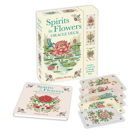 Spirits in Flowers Oracle Deck: Includes 52 Cards and a 128-Page Illustrated Book, (Paperback)