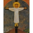 thumbnail image 3 of Paul Sérusier 15x18 Black Modern Framed Museum Art Print Titled - White Christ, 3 of 5