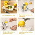 thumbnail image 2 of Manual Citrus Press Juicer, Handheld Lemon Press Squeezer, Citrus Extractor, Lemon Lime juice, orange juice, 2 of 3