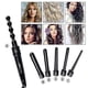 thumbnail image 3 of Professional 6 In 1 Curling Iron Wand Set With Interchangeable Ceramic Barrels, 3 of 3