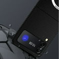 thumbnail image 4 of TECH CIRCLE Case for Samsung Galalxy Z Flip4,Shockproof PC Carbon Fiber Protective Slim Fit Phone Cover Compatible with Wireless Charging For Galaxy Z Flip 4, Black, 4 of 8