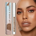 thumbnail image 3 of Lip Gloss Pack Lip Stain Lip Liner Stain Natural Long Lasting Lip Stain Peel Off Stay On All Day Transfer Proof Highly Pigmented Instant Peel Off Lip Stain Color Rose 3ml, 3 of 3