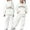 1-White1645, variant on Tiijoy Toddler Girls Tracksuit Los Angeles Print Sports Hoodie Sweatpants Set, Sizes 2-13