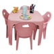 thumbnail image 1 of Kit Mesa Cuadrada con 4 Sillas tipo Rattan Rosa, 1 of 5