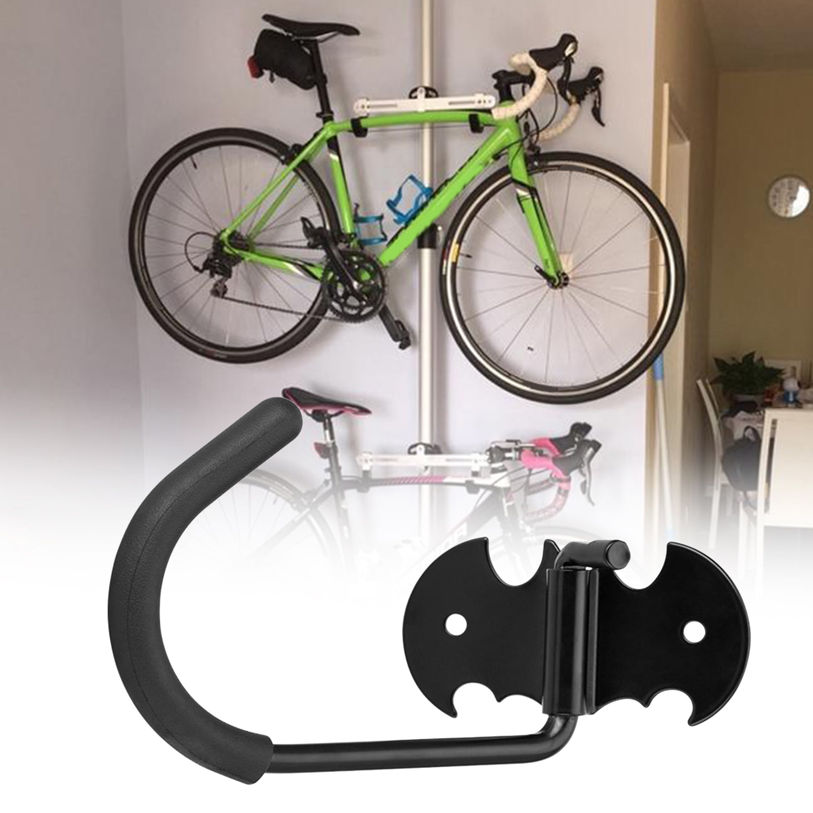 4PC Bicycle Cycling Bike Wall Storage Holder Rack Bikes Stand