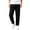 Black, variant on Straight Leg Jeans for Men Classic Flat Front Cotton Denim Pants Solid Color Streetwear Y2K Front Back Pockets Jeans Pants Dark Blue M
