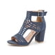 thumbnail image 2 of Sandalias de boca de pez hueca con tacones altos gruesos para mujer Wmkox8yii hfjk3428, 2 of 8