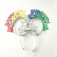 thumbnail image 4 of 12PCS Sparkling Headband HAPPY NEW YEAR Glitter Paper Tiaras Party Accessory (Random Color), 4 of 6