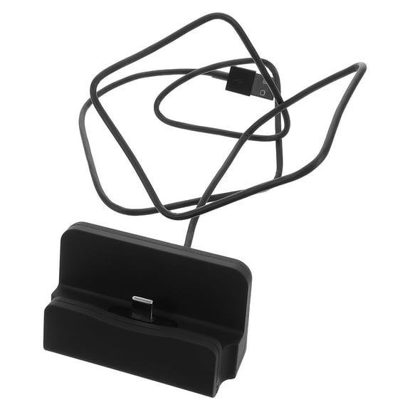 BESTYASH Black USB C Charging Dock Fast Charging Station for Mobile Devices with Stable Stand and Wide Compatibility