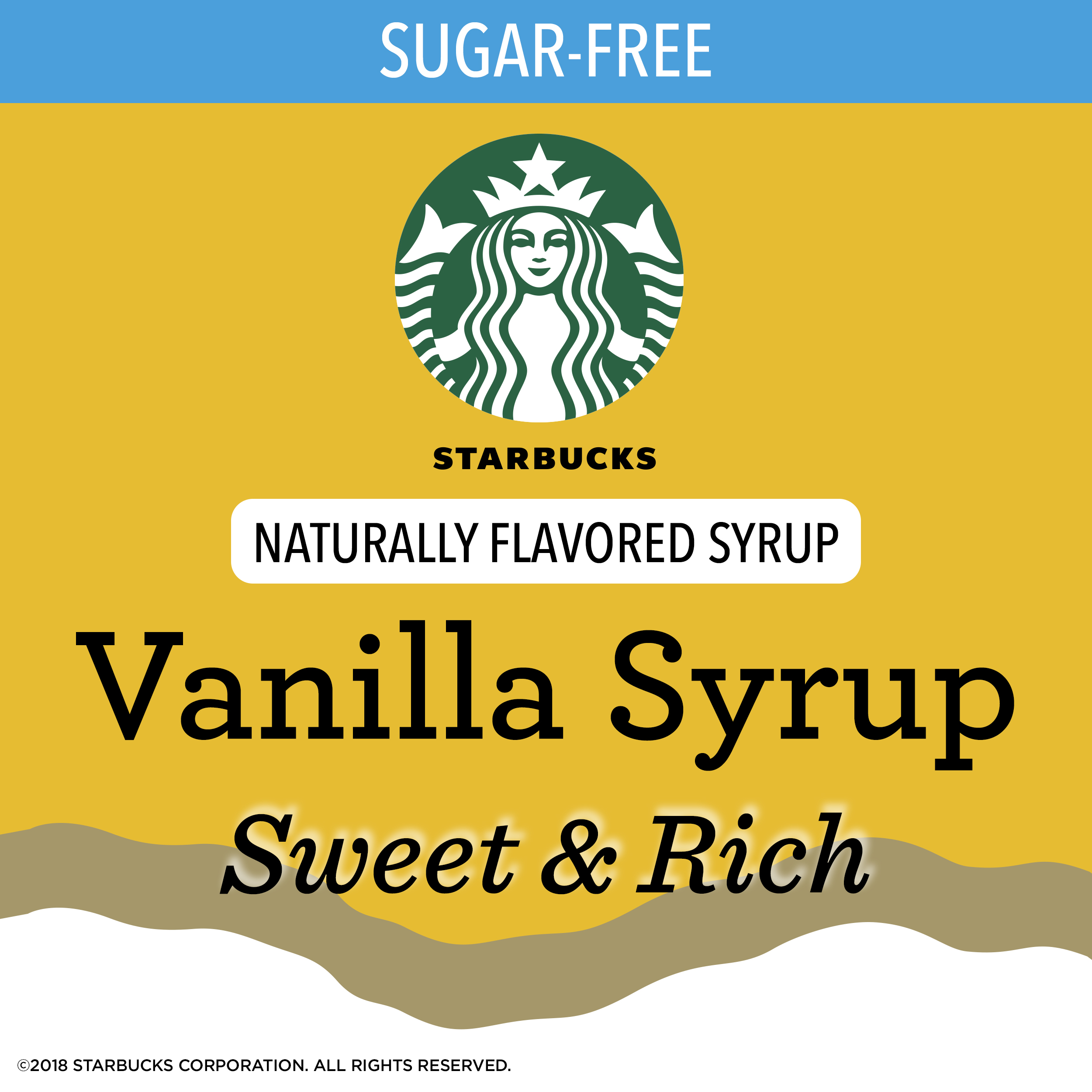 Starbucks Naturally Flavored Sugar-Free Vanilla Coffee Syrup, 12.7 fl Oz - image 2 of 7