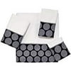 Avanti Linens 038706 Wbk Dotted Circles 4 Pc Kit White Black