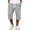 Gray -BU36, variant on Dwellite Long Short for Men Below Knee Cargo Short Pants Casual Summer Lightweight 3/4 Sweat Shorts with Pockets SweatShorts Black 2XL