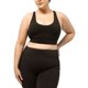 thumbnail image 1 of Nativ Sujetador Deportivo de Alta Compresión para Mujer, Sports Bra de Yoga Corto con Escote Redondo y Tirantes Cruzados, Soporte de Alto Impacto, Negro, Talla Mediana Nativ Brassiere, 1 of 7