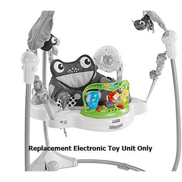 Fisher Price Rainforest Friends Jumperoo Seat for Babies K6070 Replacement Electronic Toy Unit with Monkey Toucan and Elephant