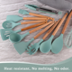 thumbnail image 5 of Juego de utensilios de cocina, juego de espátula de utensilios de cocina de silicona, juego de utensilios de cocina de silicona, 5 of 5