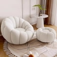thumbnail image 3 of White Comfortable Relaxing Sofa Living Room Modern Nordic Lazy Sofa Minimalist Soft Divani Da Soggiorno Garden Furniture Sets My Lux Decor Round, 3 of 18