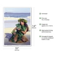 thumbnail image 2 of Patience - Hawaiian Hula Dancer on the Beach - From an Original Color Photograph by Ron Laes - Master Art Print 10in x 14in, 2 of 4
